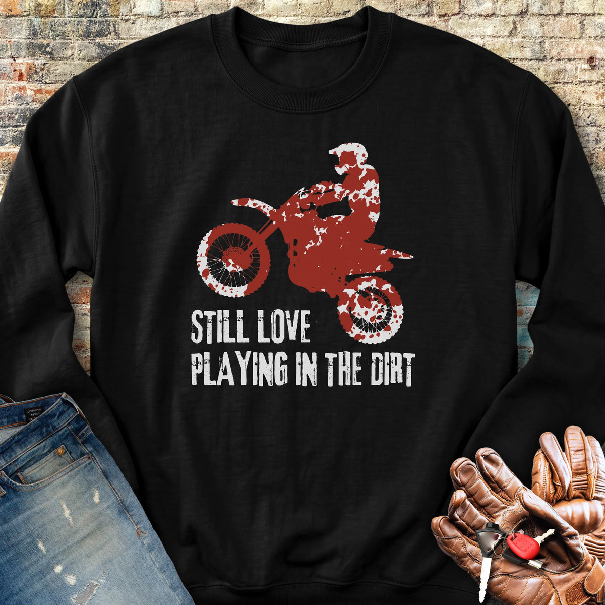Playing In Dirt Sweatshirt - Black