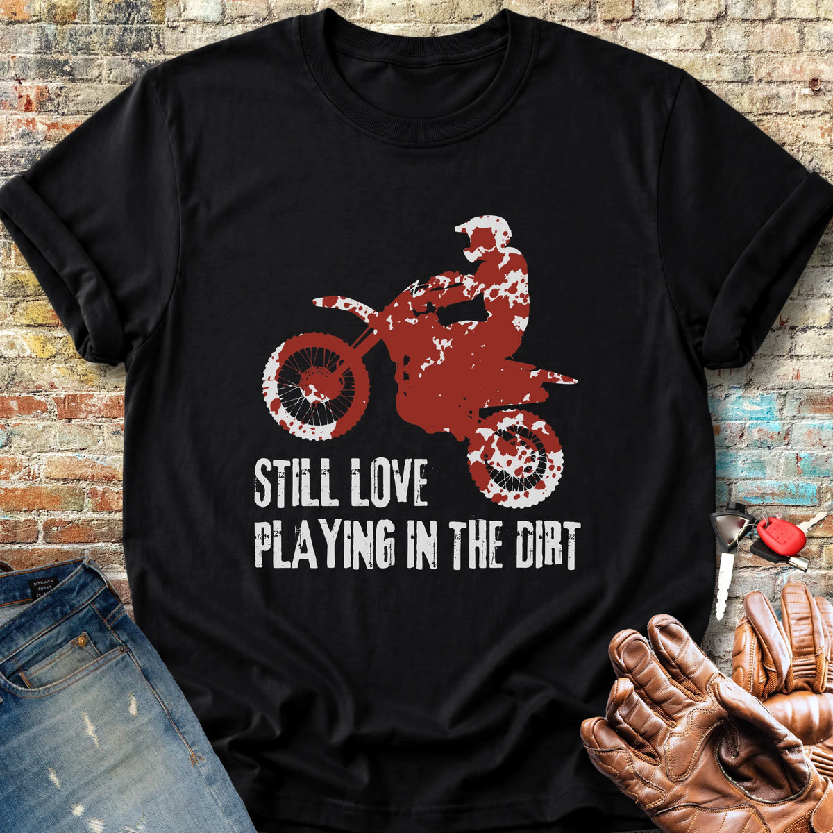 Playing In Dirt Classic T-Shirt - Black