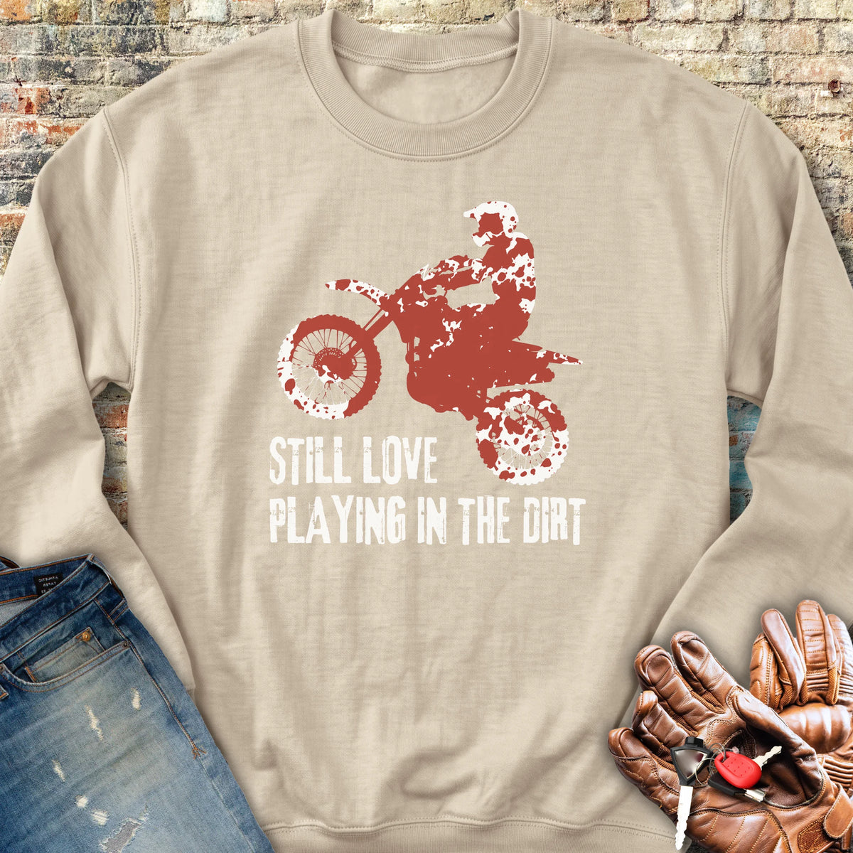 Playing In Dirt Sweatshirt - Sand