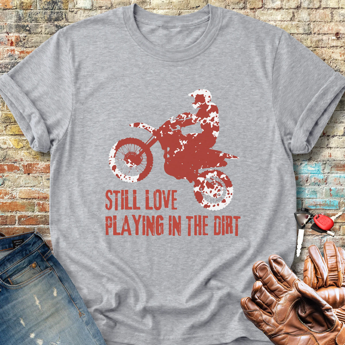 Playing In Dirt Classic T-Shirt - Sport Grey