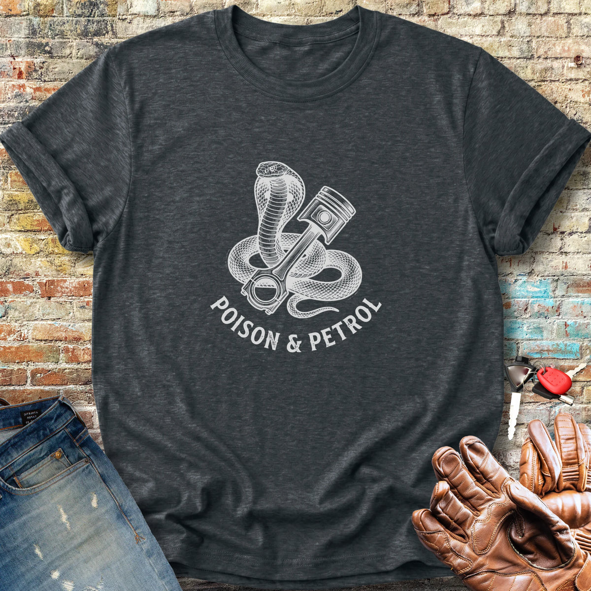 Poison & Petrol Classic T-Shirt - Dark Heather