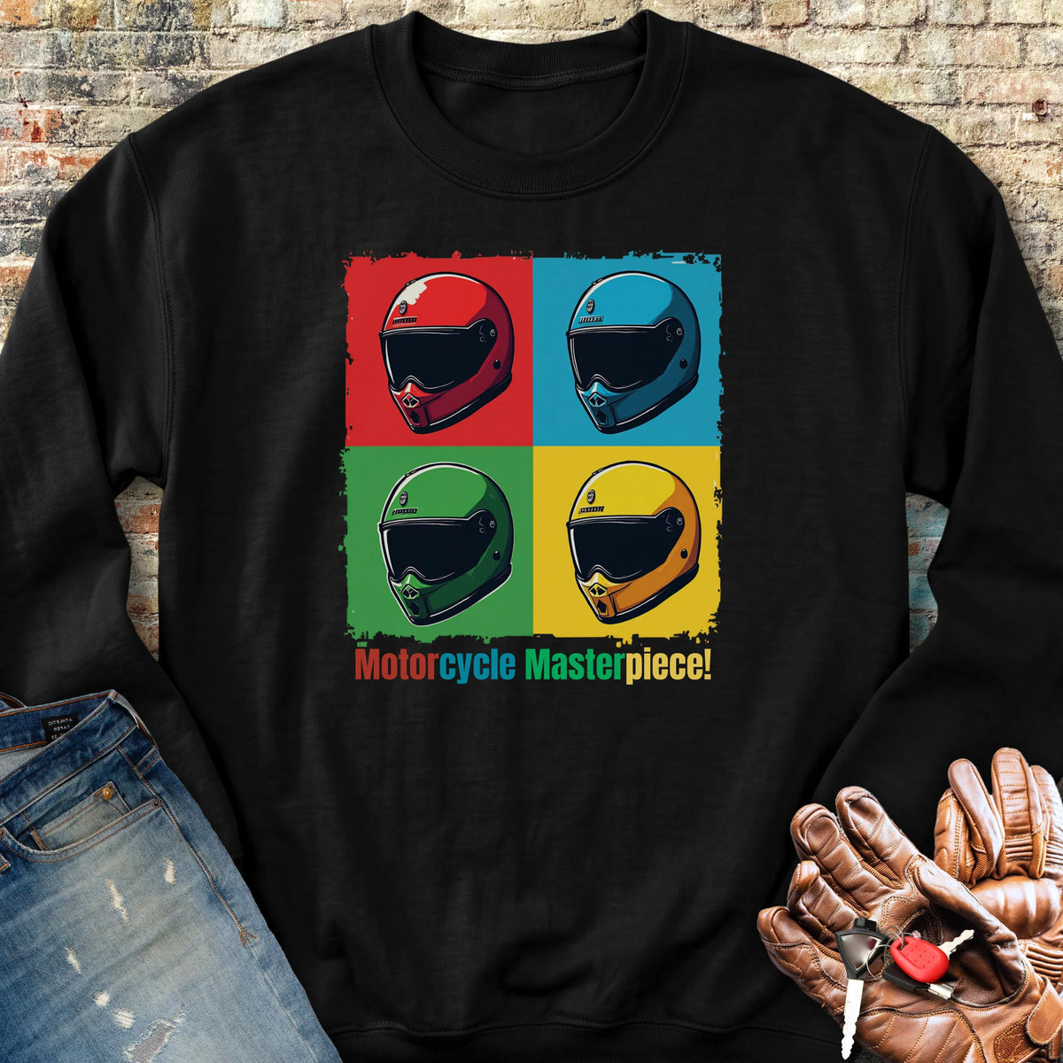 Pop Art Sweatshirt - Black
