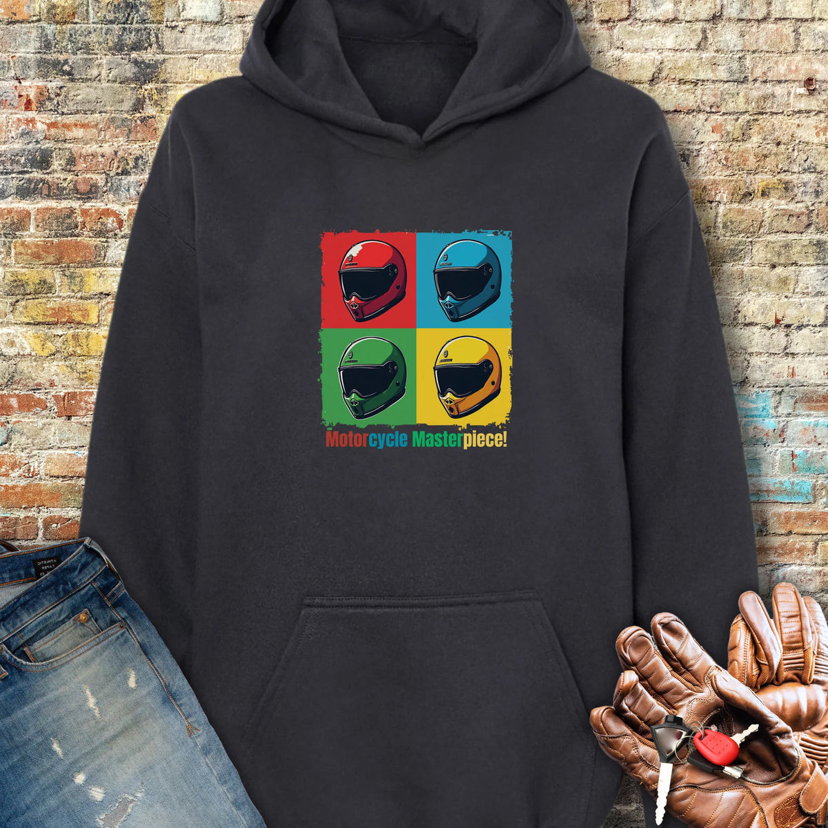 Pop Art Hoodie - Black