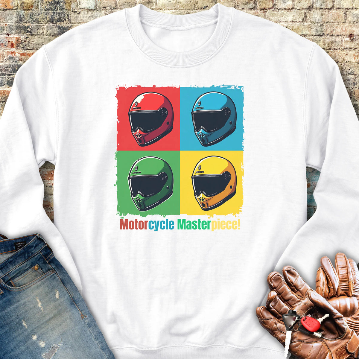 Pop Art Sweatshirt - White