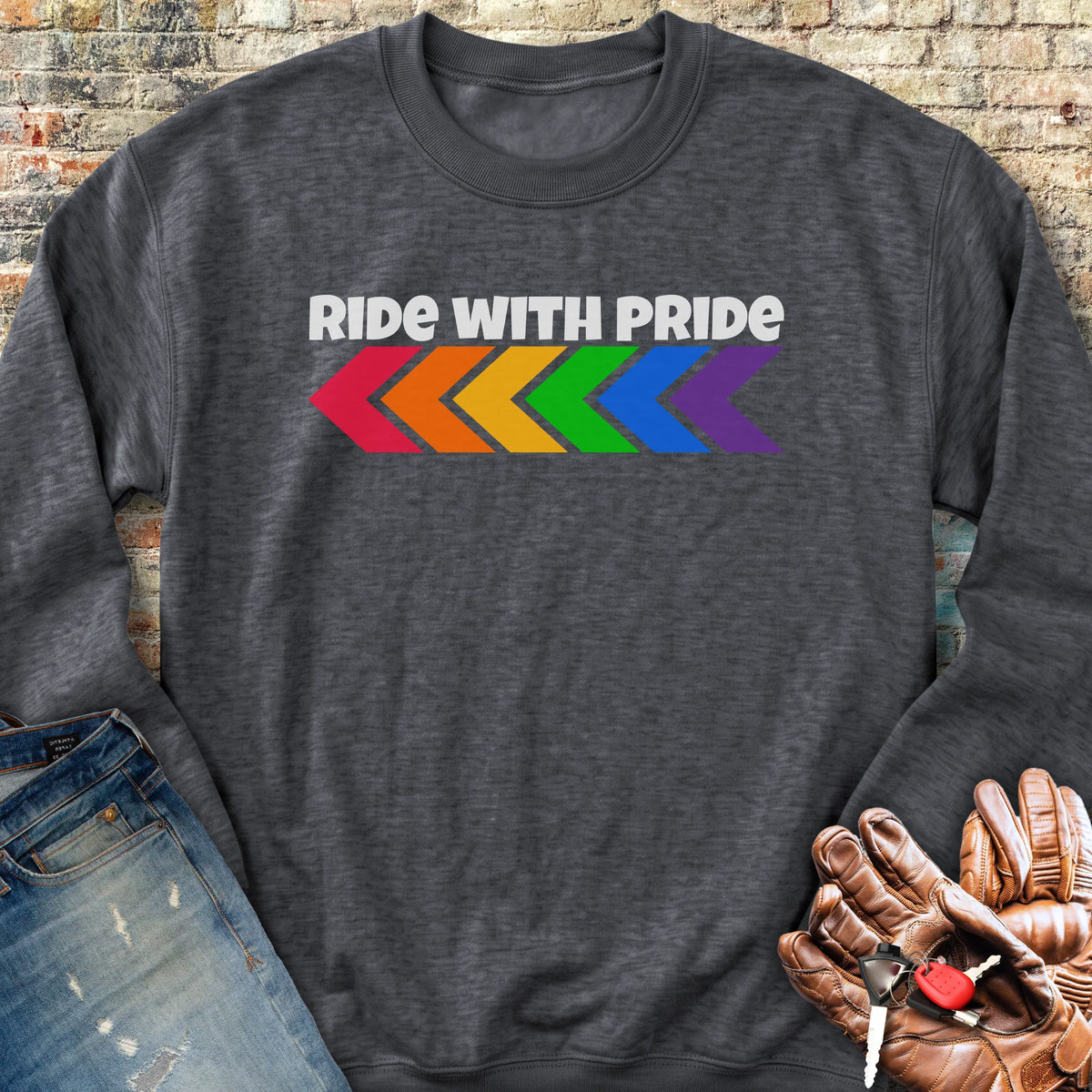 Pride Sweatshirt - Dark Heather