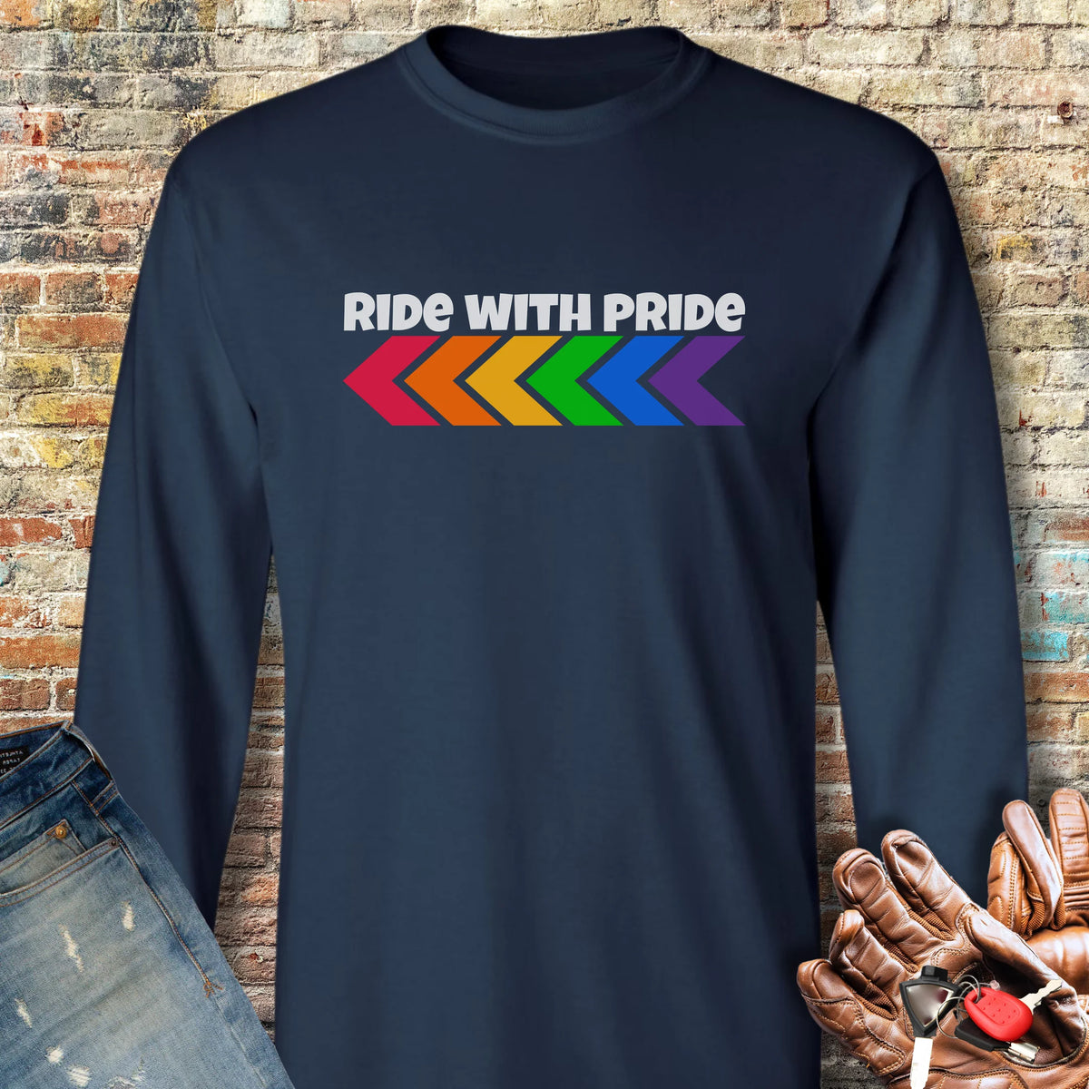 Pride Long Sleeve T-Shirt - Navy