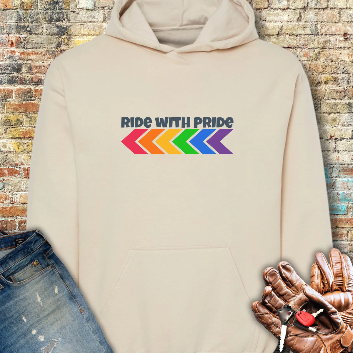 Pride Hoodie - Sand