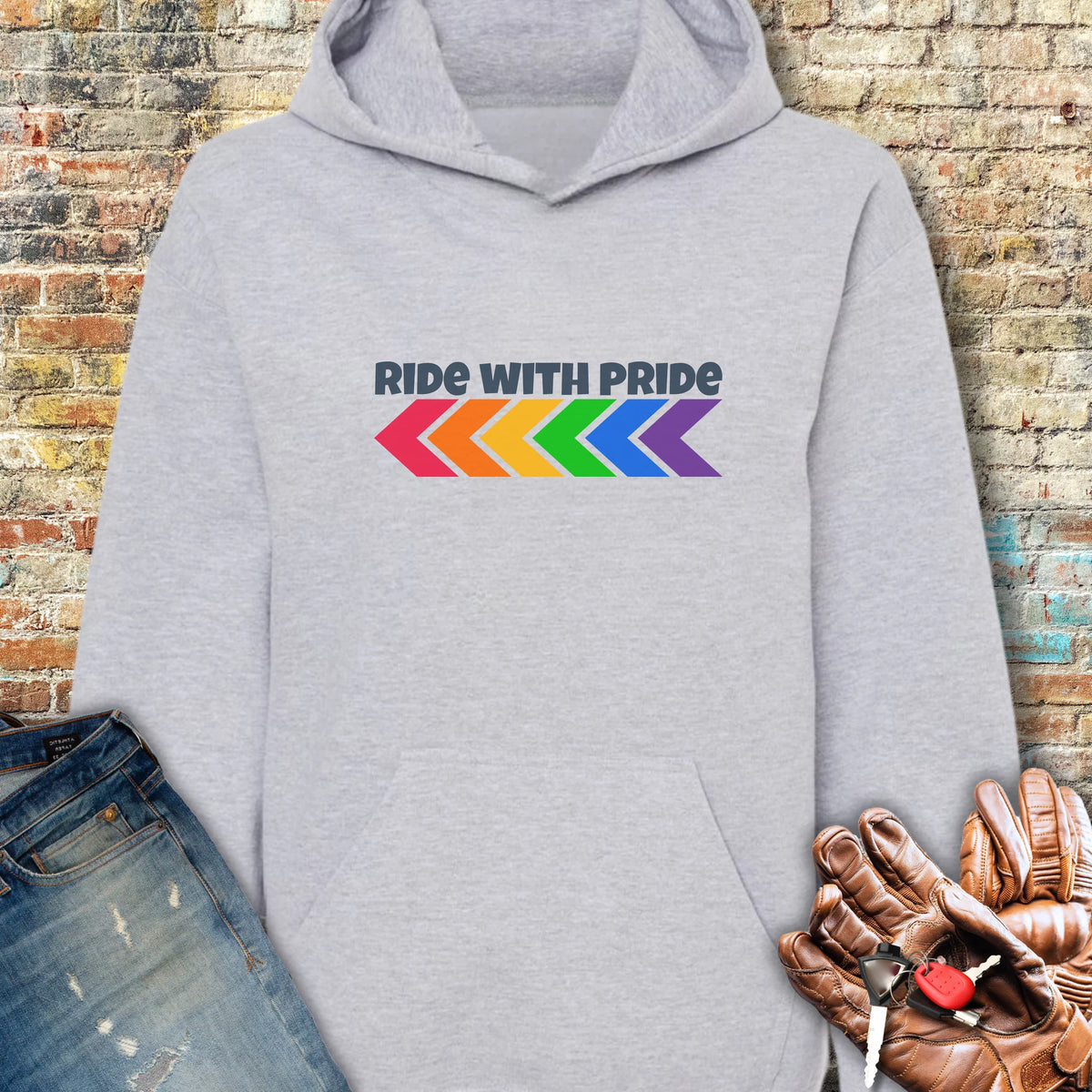Pride Hoodie - Sport Grey