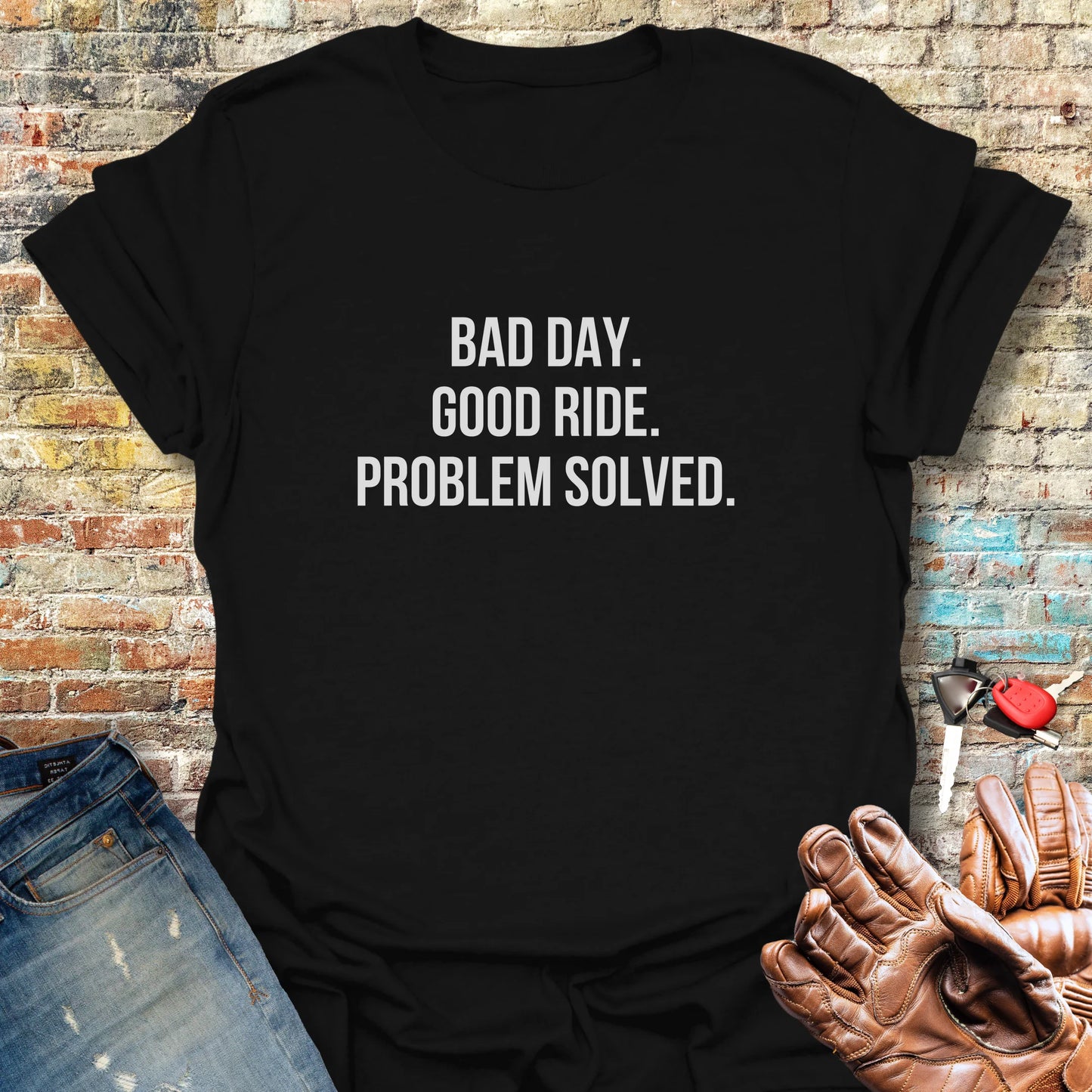 Problem Solved T-Shirt - Black
