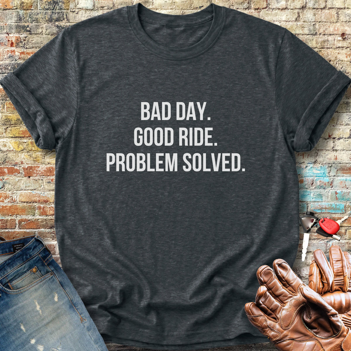 Problem Solved Classic T-Shirt - Dark Heather