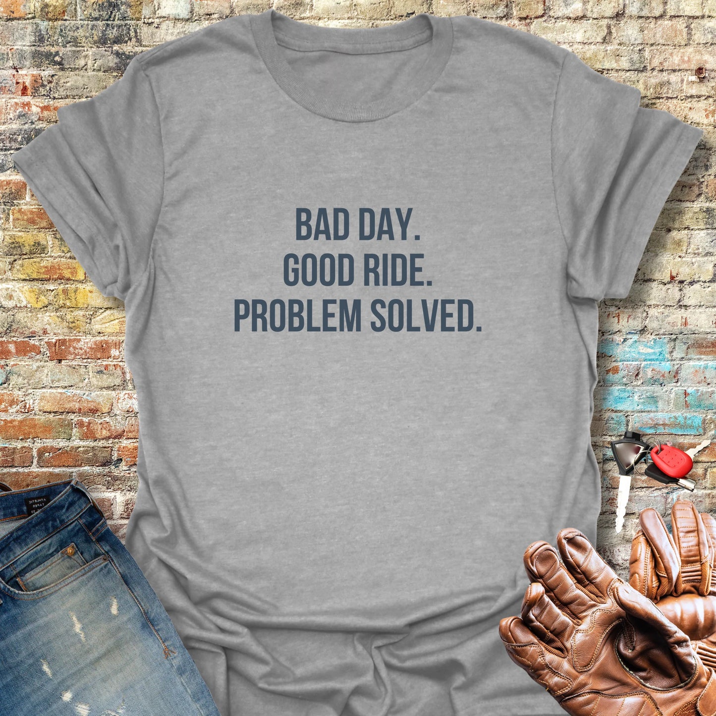 Problem Solved T-Shirt - Sport Grey