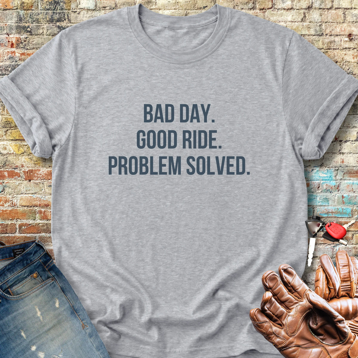Problem Solved Classic T-Shirt - Sport Grey