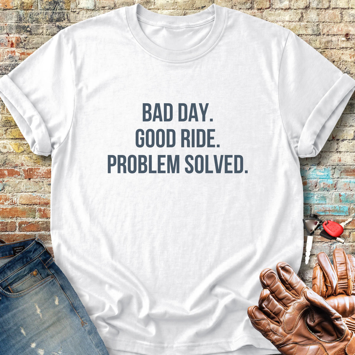Problem Solved Classic T-Shirt - White