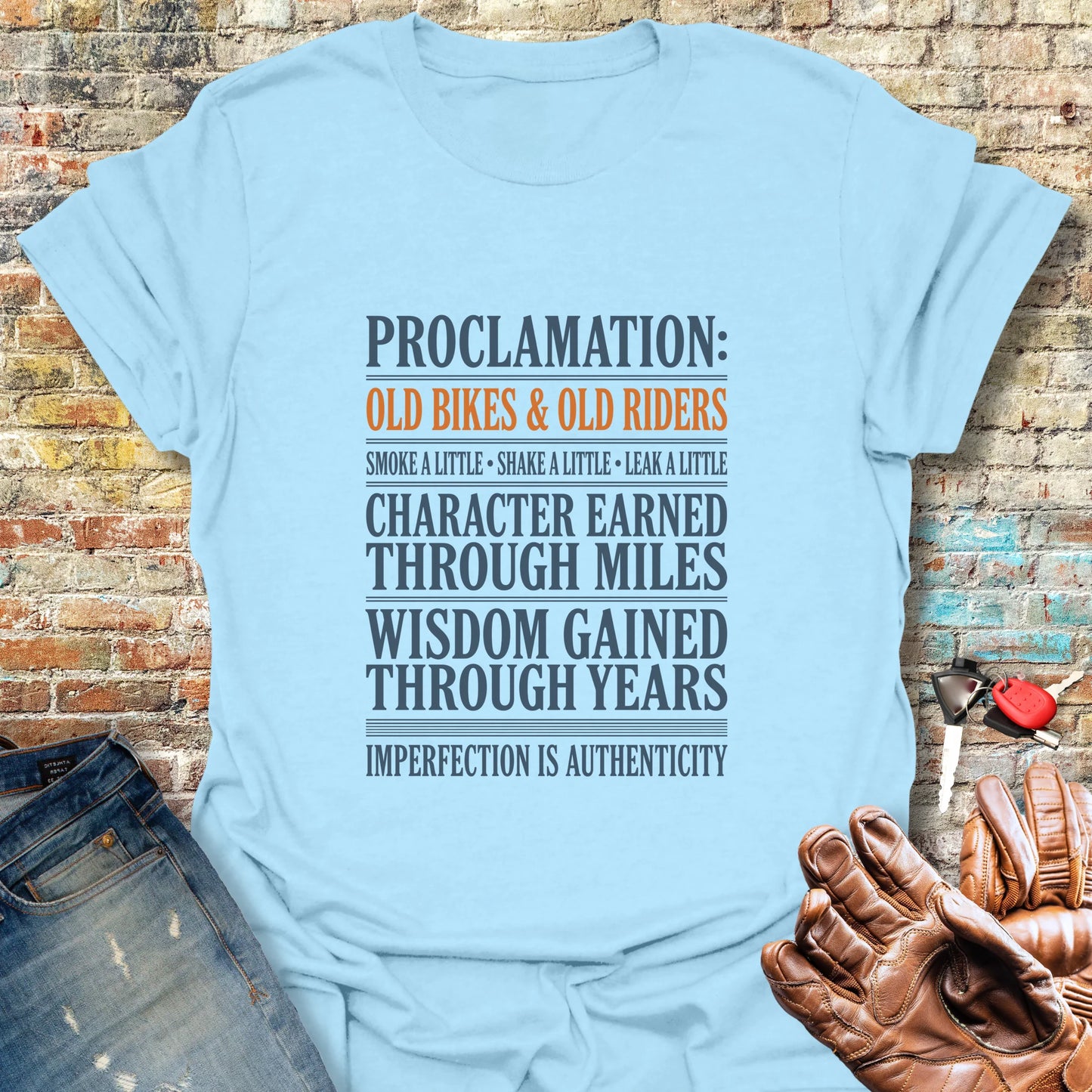 Proclamation T-Shirt - Light Blue