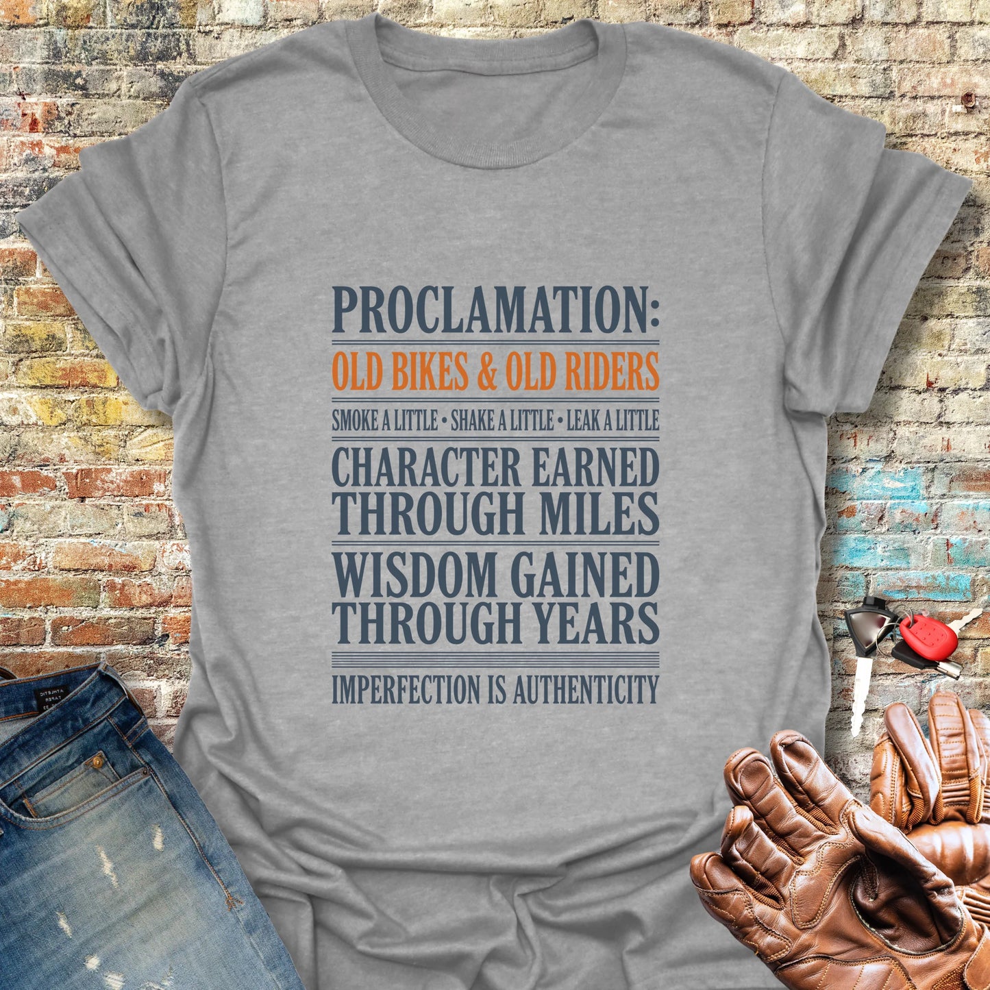 Proclamation T-Shirt - Sport Grey