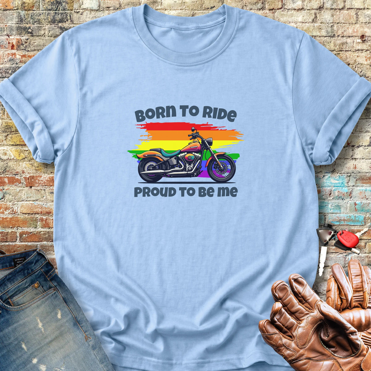 Proud To Be Me Classic T-Shirt - Light Blue