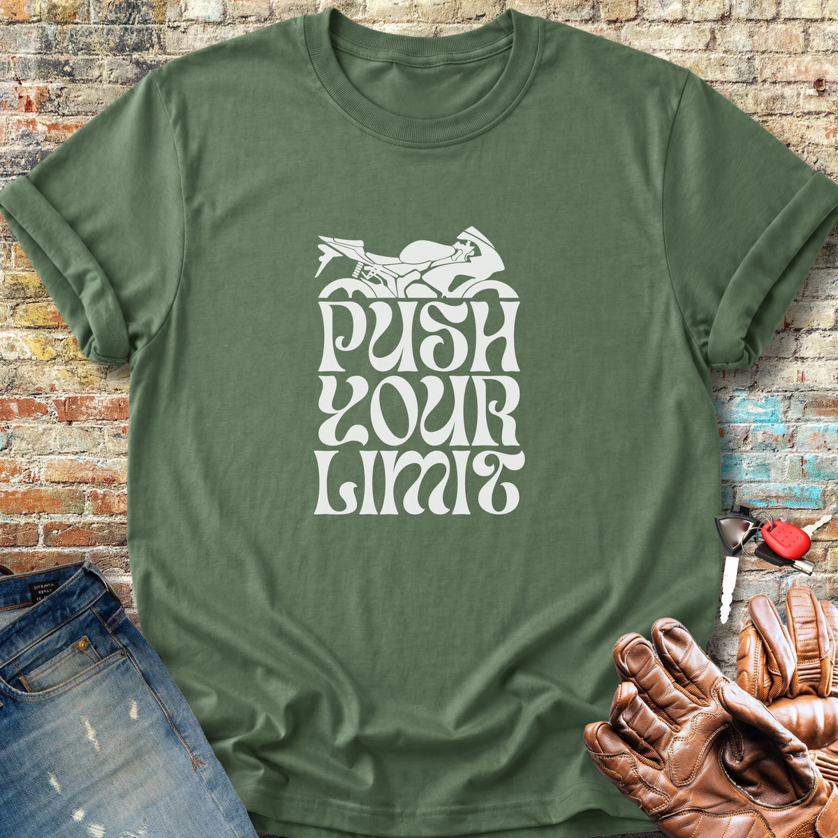 Push Your Limit Classic T-Shirt - Military Green