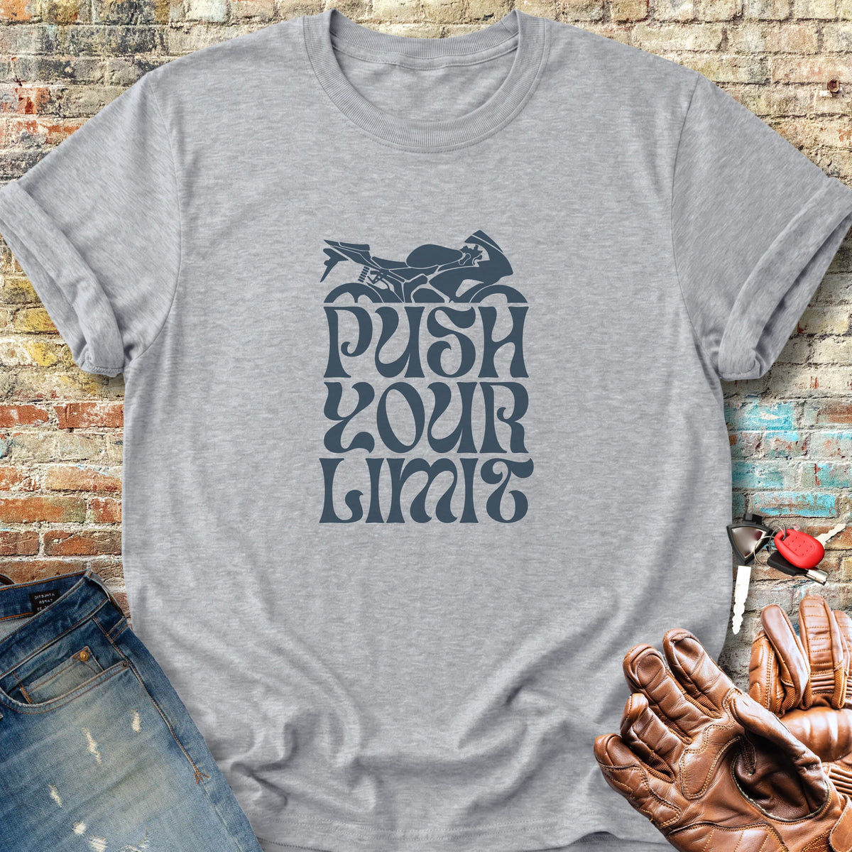 Push Your Limit Classic T-Shirt - Sport Grey