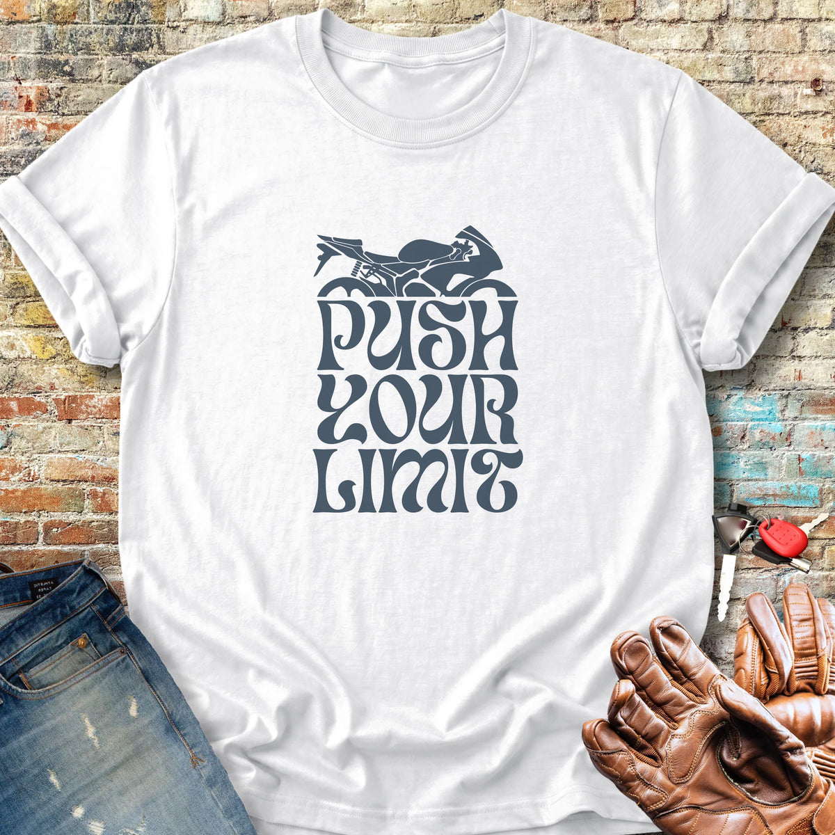 Push Your Limit Classic T-Shirt - White