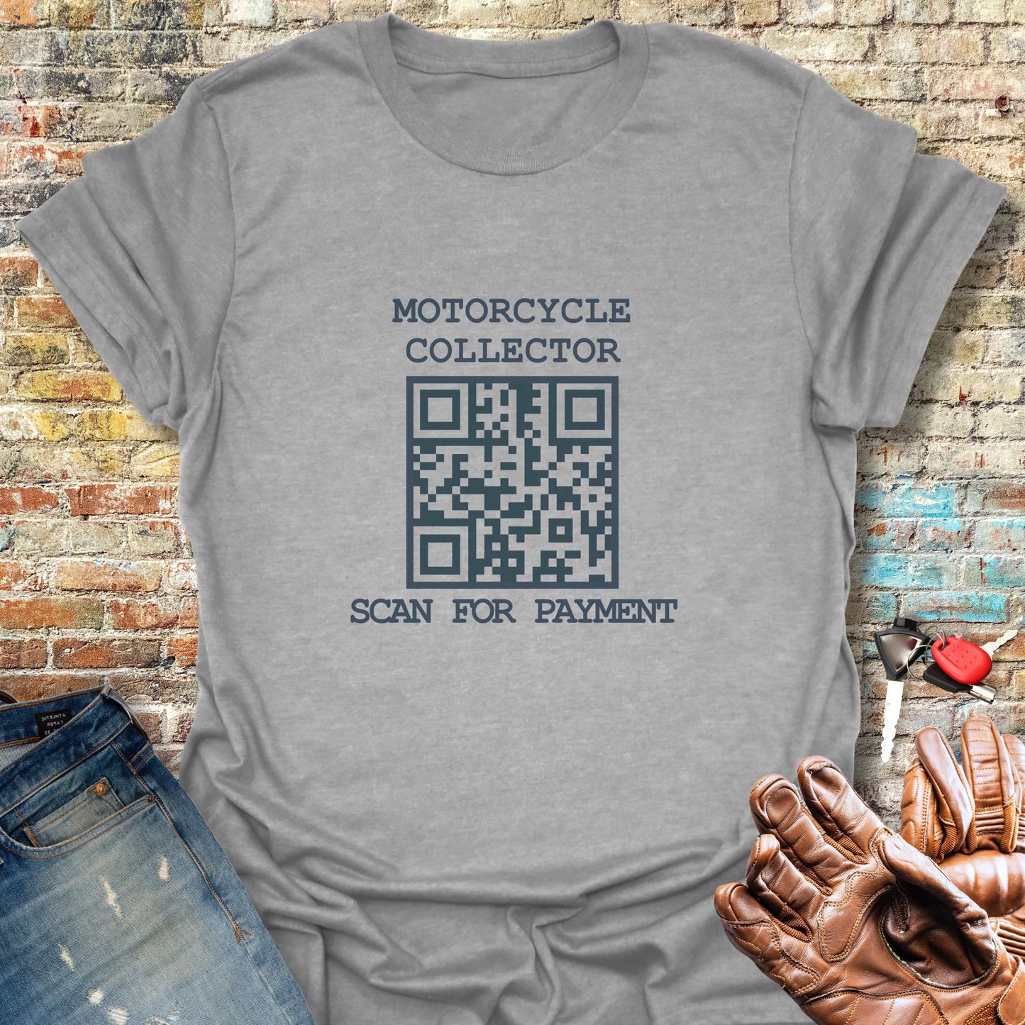 QR Collector T-Shirt - Sport Grey