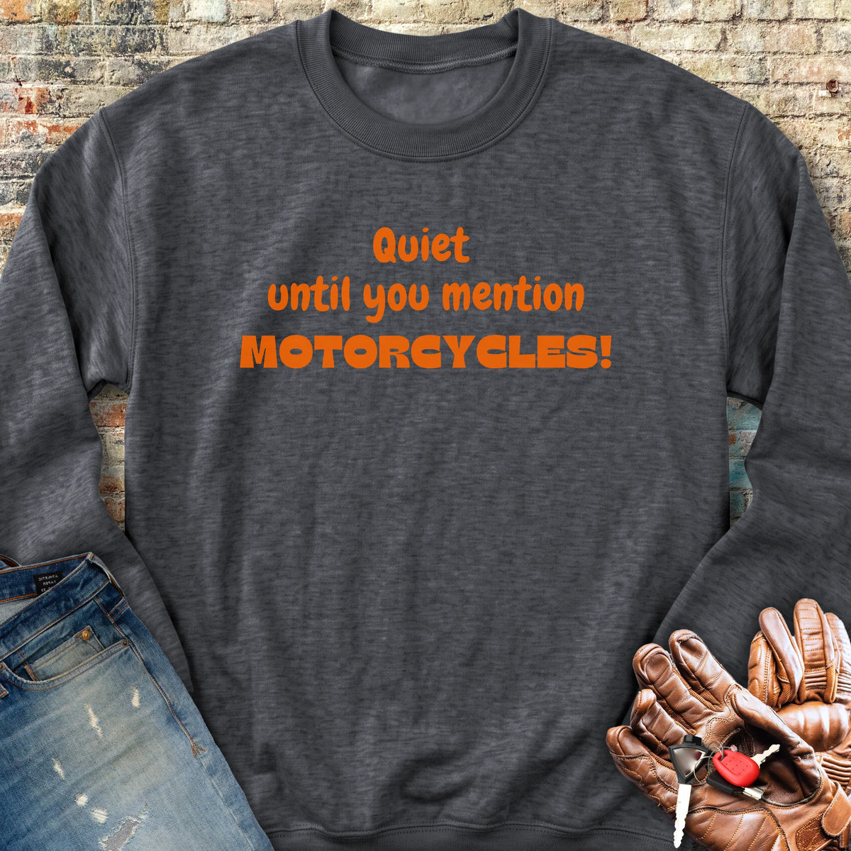 Quiet Sweatshirt - Dark Heather
