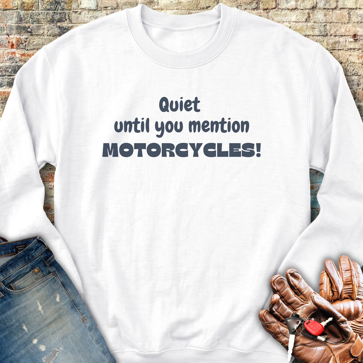 Quiet Sweatshirt - White