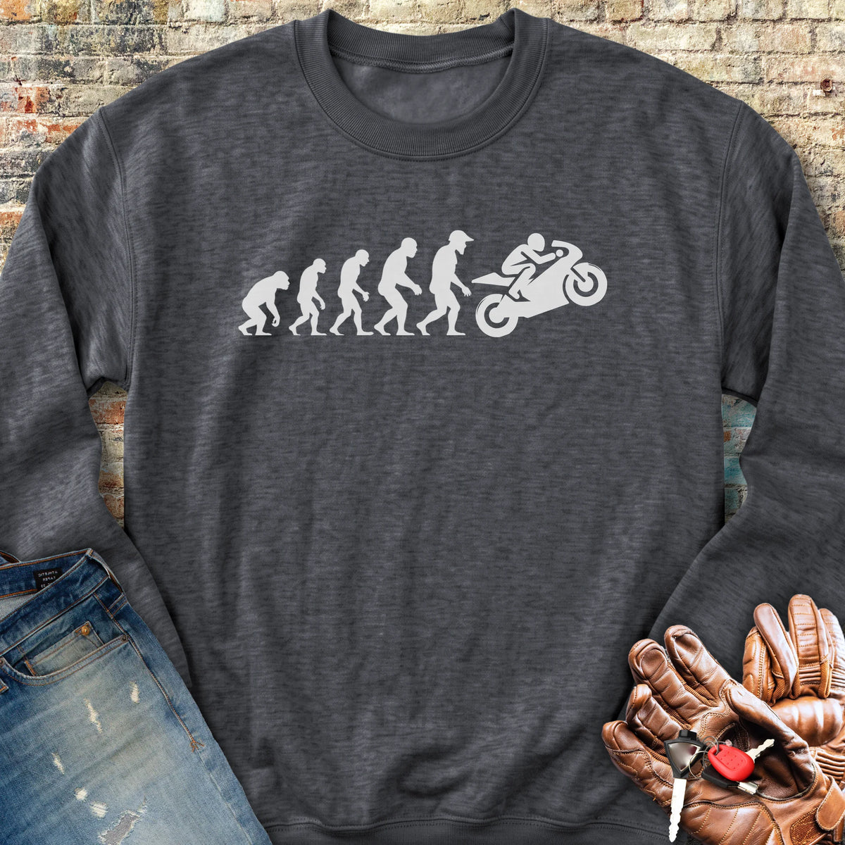 Racer Evolution Sweatshirt - Dark Heather