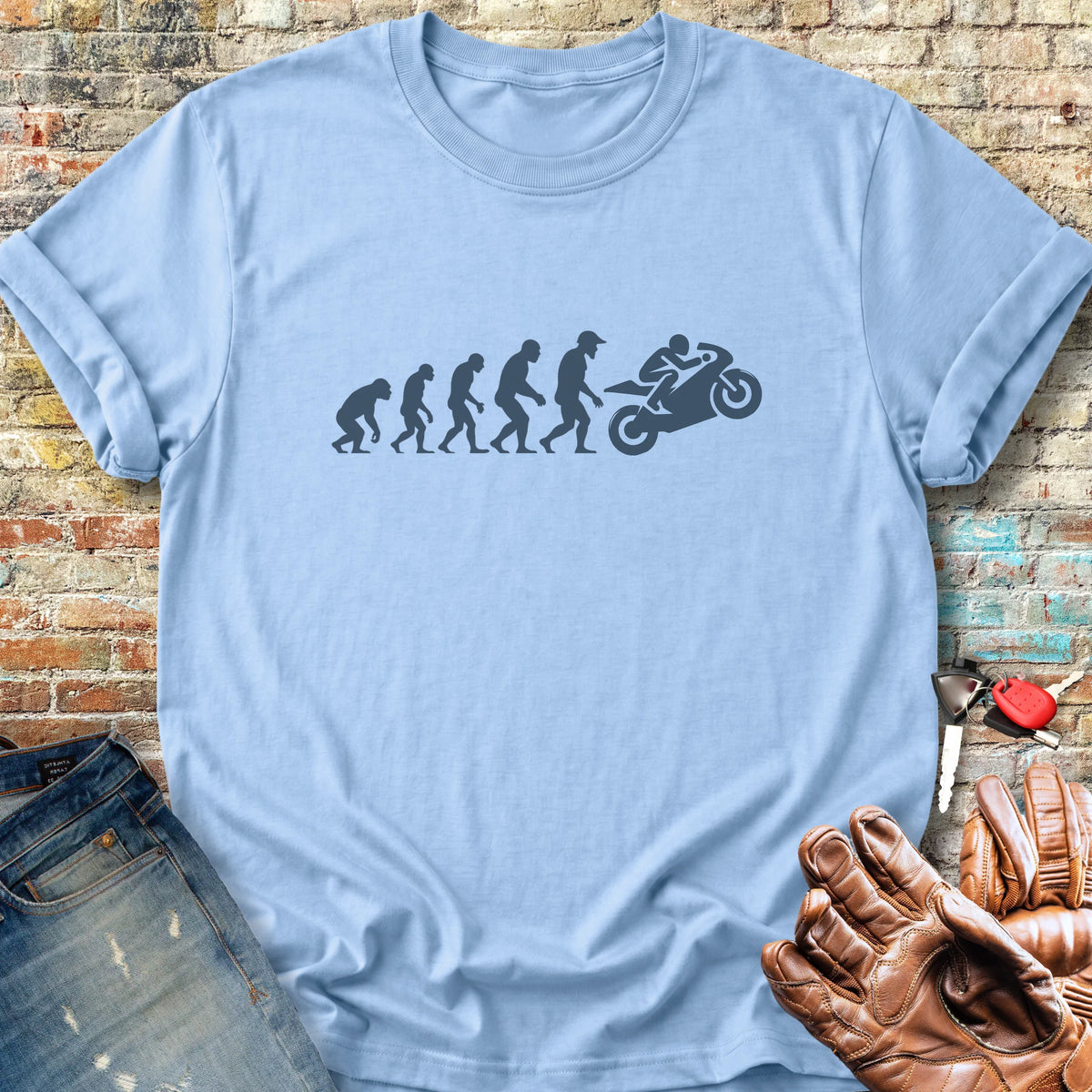 Racer Evolution Classic T-Shirt - Light Blue