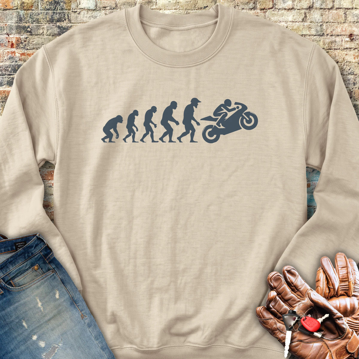 Racer Evolution Sweatshirt - Sand