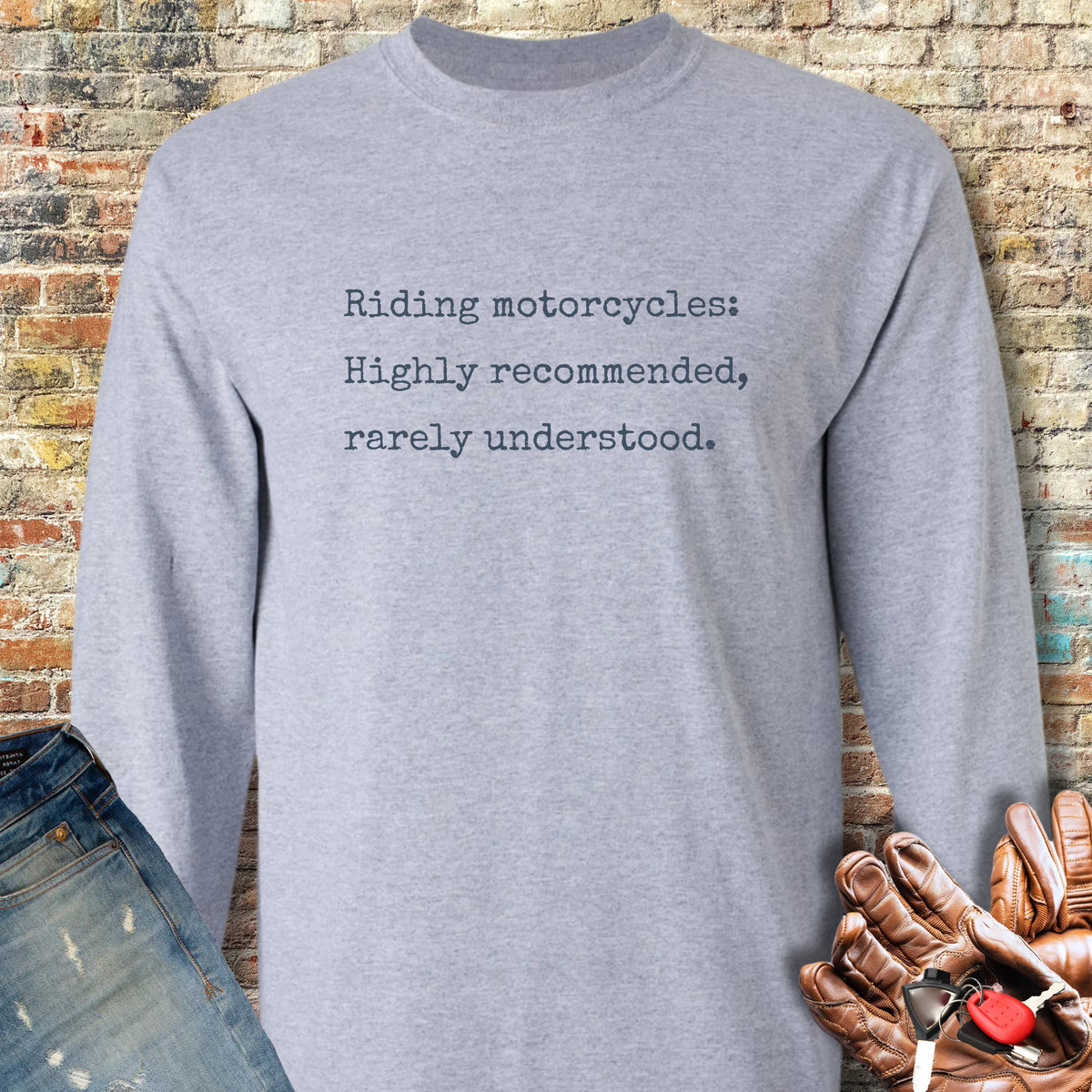 Rarely Understood Long Sleeve T-Shirt - Sport Grey