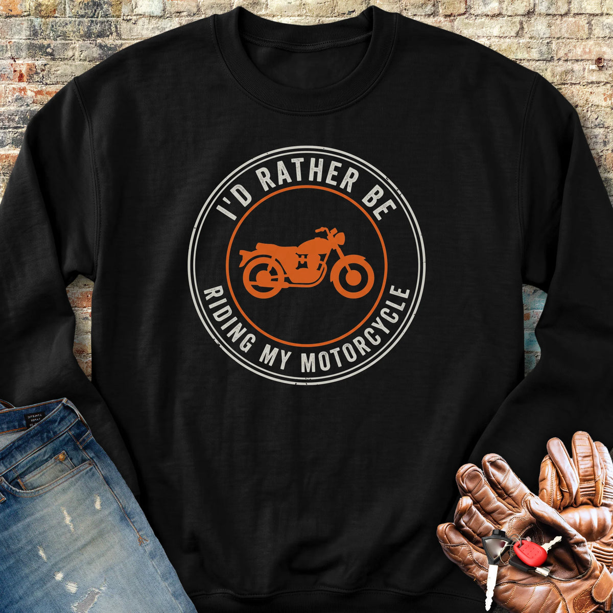 Rather Patch Sweatshirt - Black