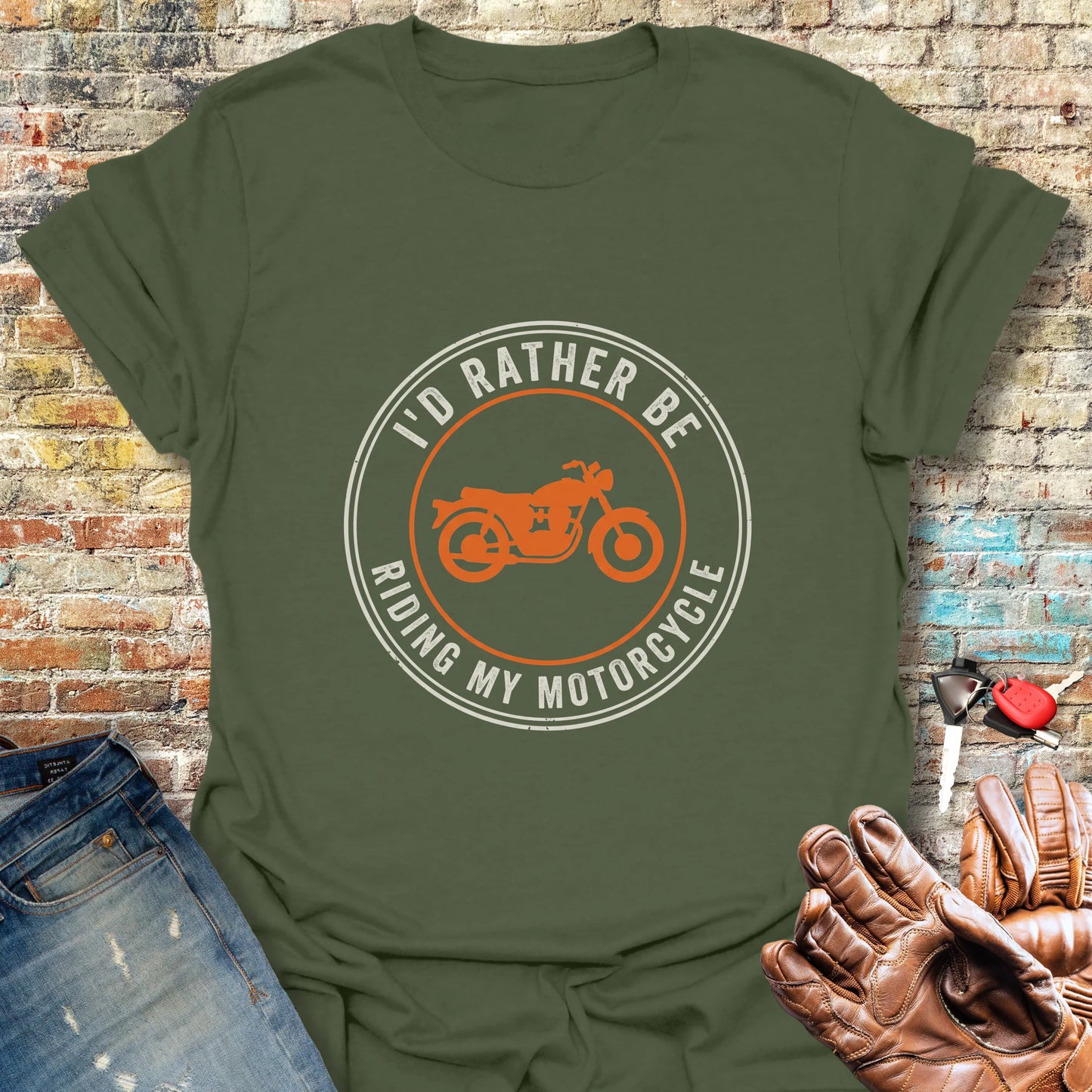 Rather Patch T-Shirt - Military Green