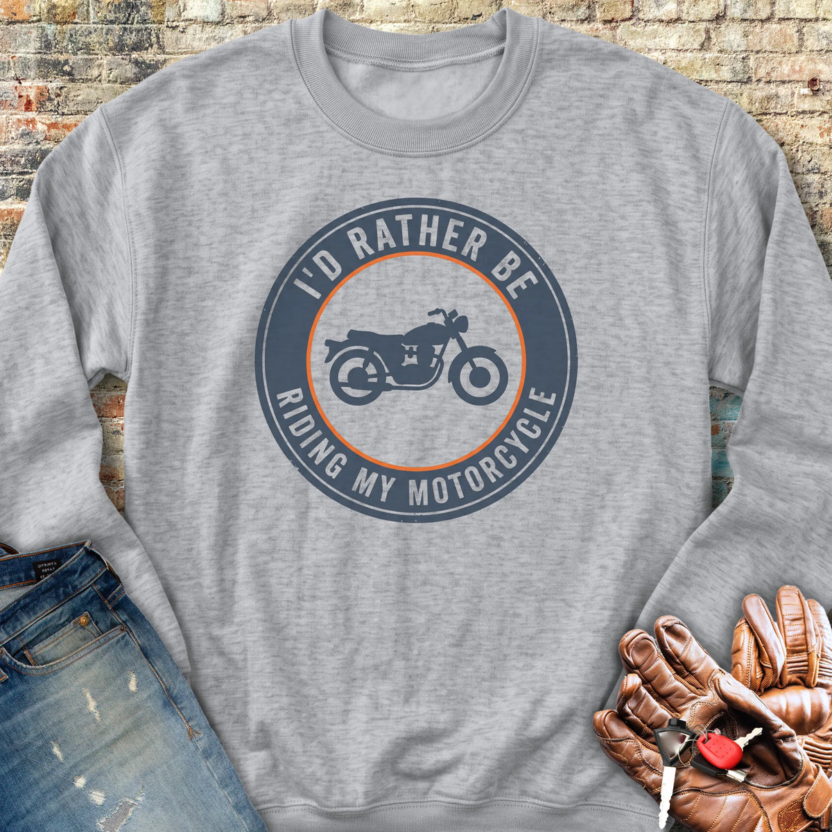 Rather Patch Sweatshirt - Sport Grey
