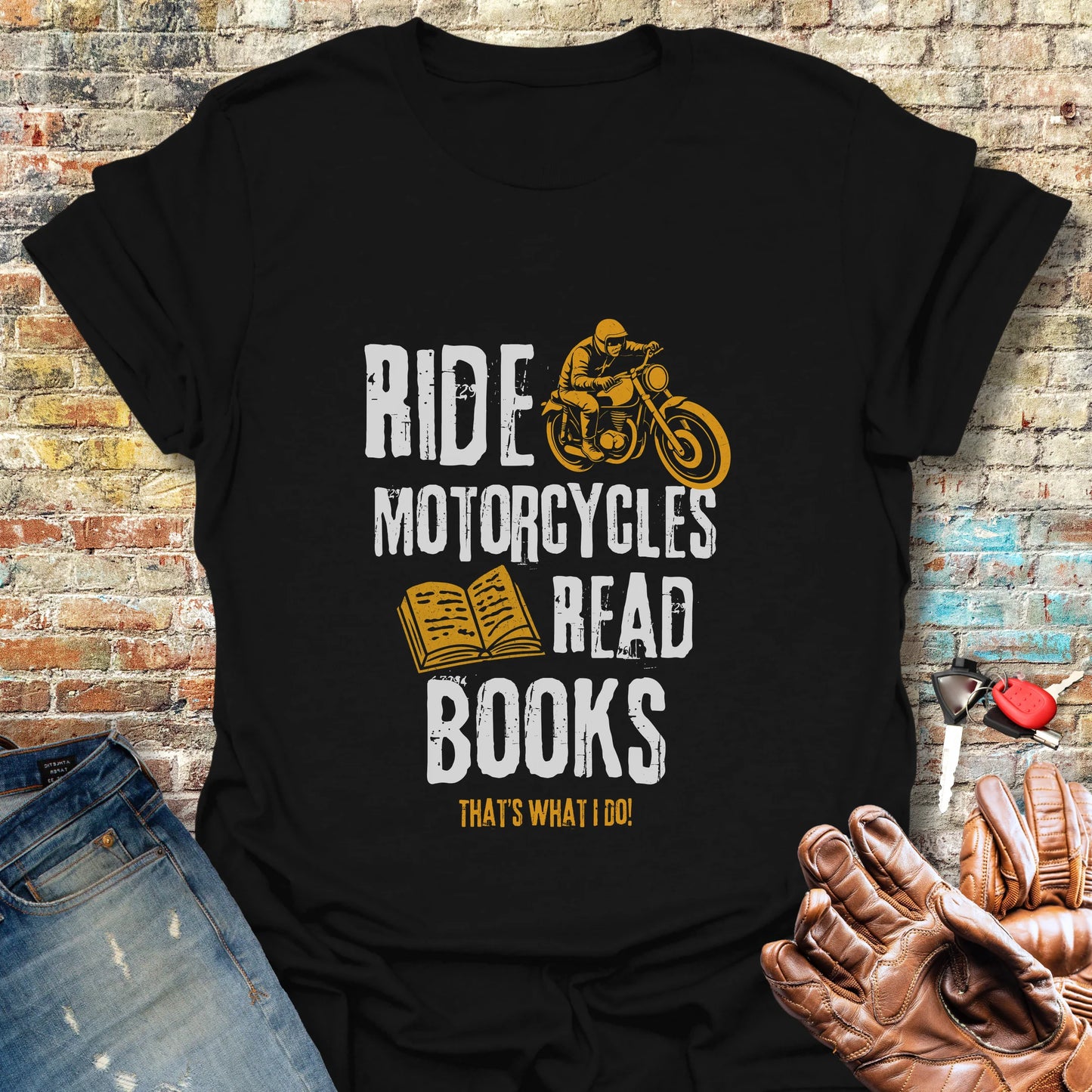 Read Books T-Shirt - Black