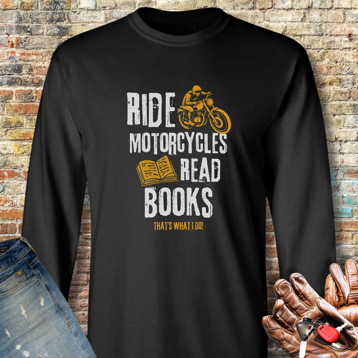 Read Books Long Sleeve T-Shirt - Black