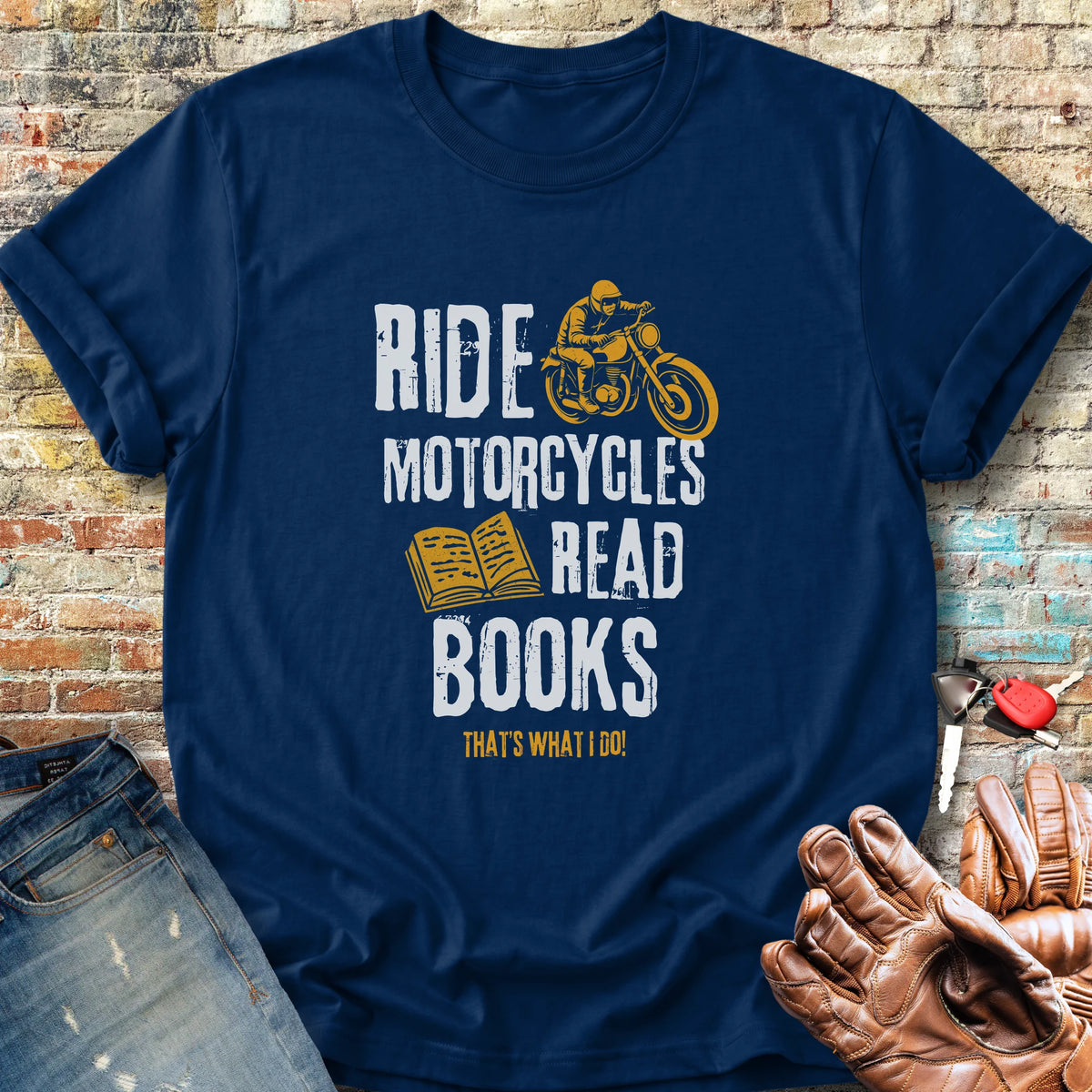 Read Books Classic T-Shirt - Navy