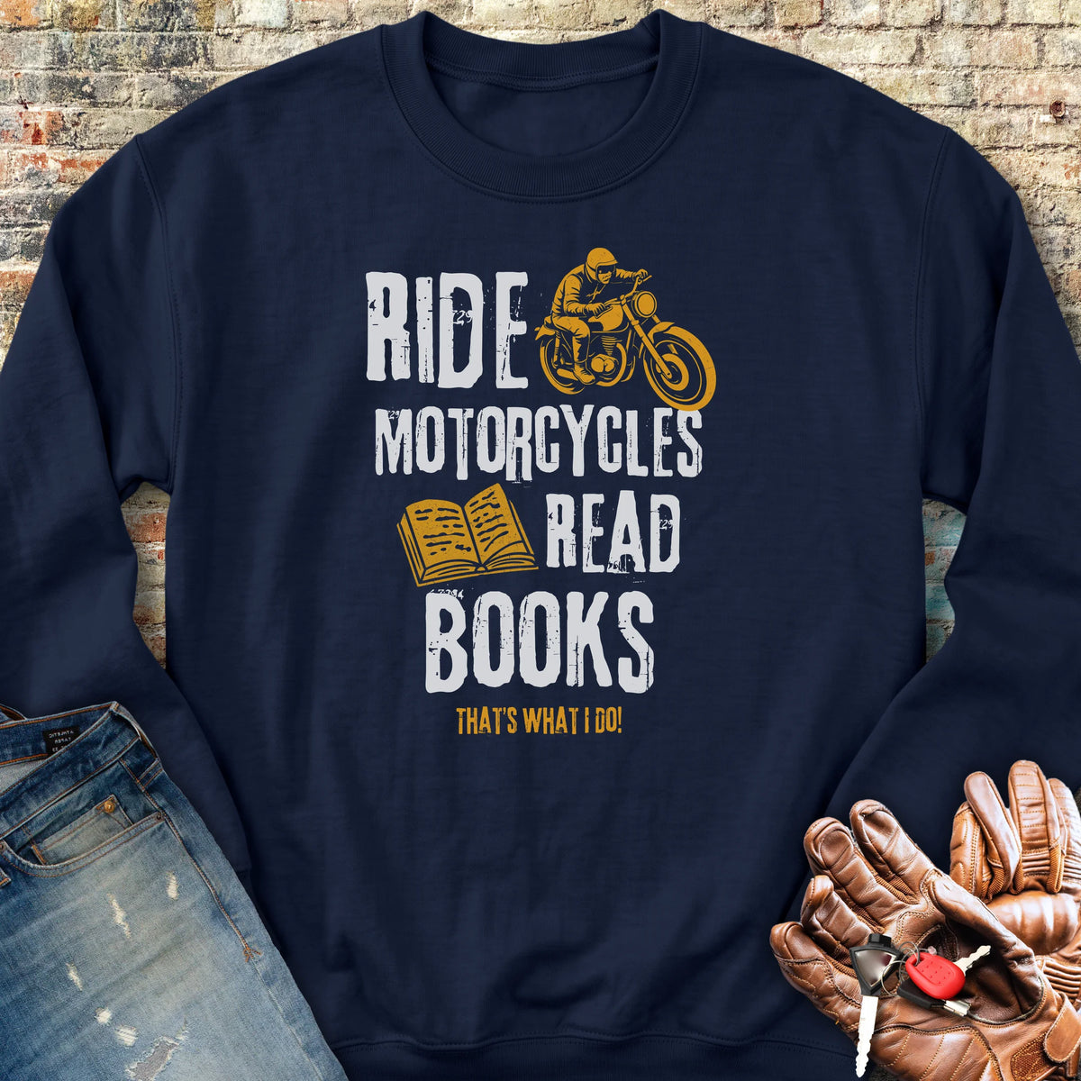 Read Books Sweatshirt - Navy