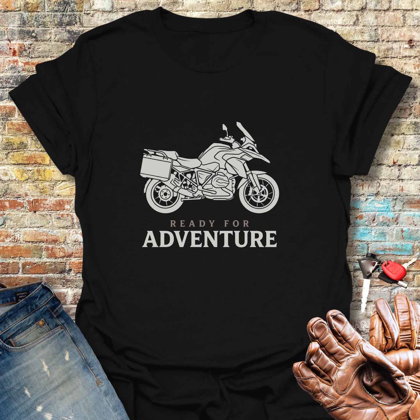 Ready For Adventure T-Shirt - Black