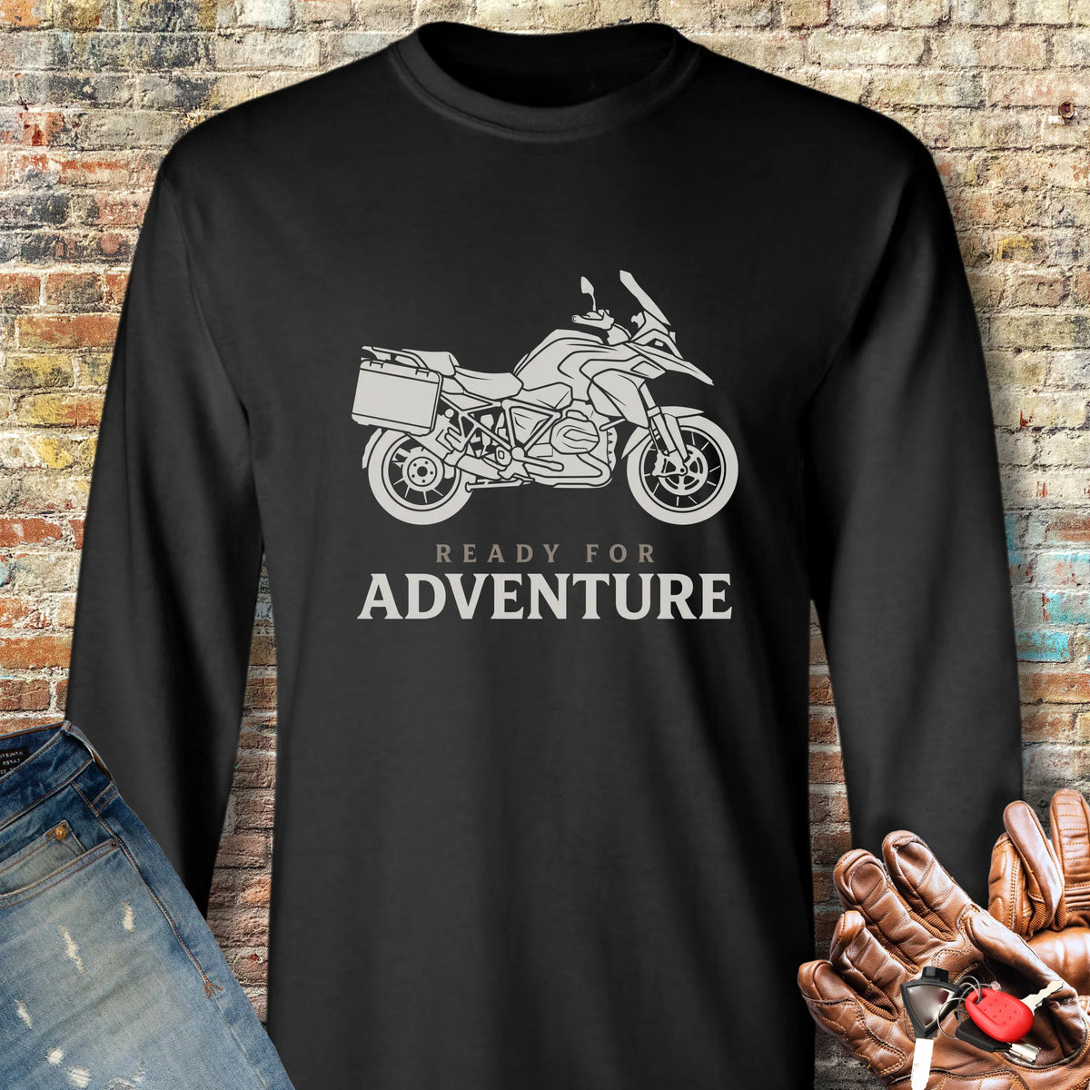 Ready For Adventure Long Sleeve T-Shirt - Black