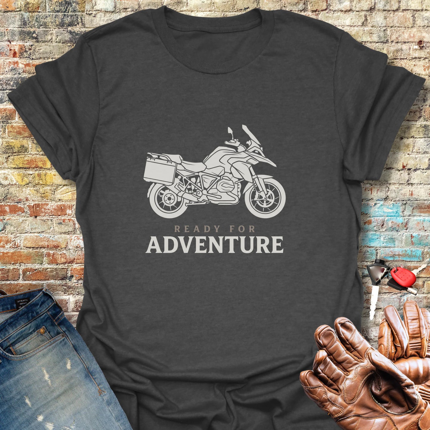 Ready For Adventure T-Shirt - Dark Heather