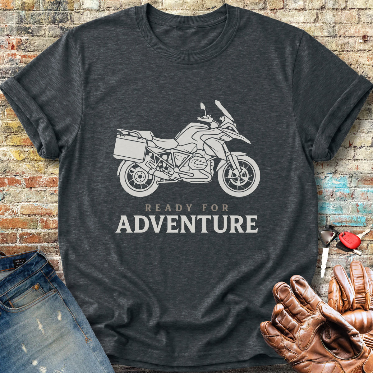 Ready For Adventure Classic T-Shirt - Dark Heather