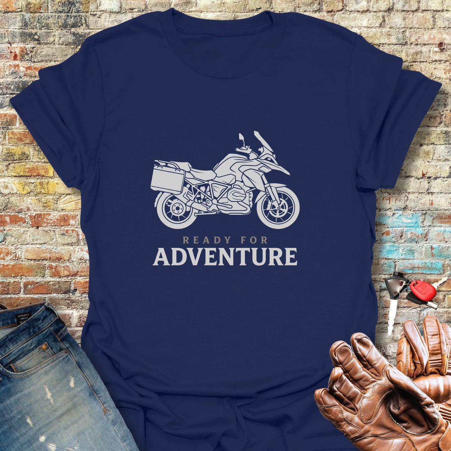 Ready For Adventure T-Shirt - Navy