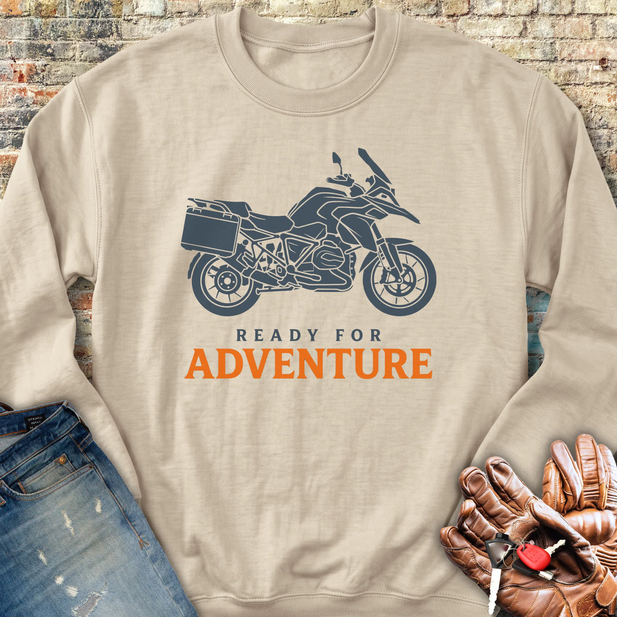 Ready For Adventure Sweatshirt - Sand