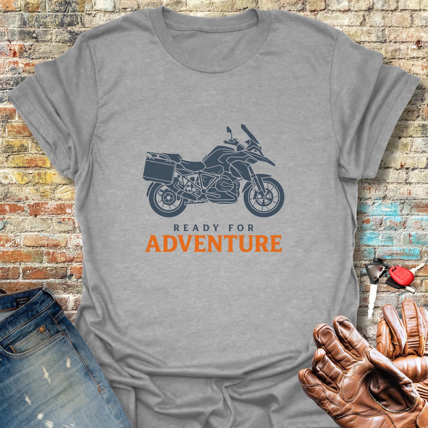 Ready For Adventure T-Shirt - Sport Grey