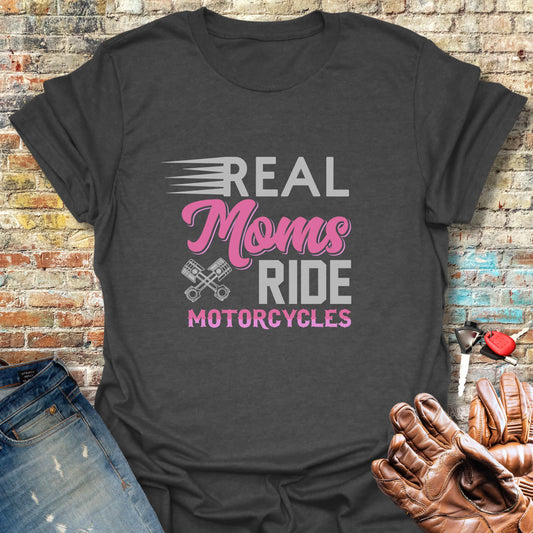 Real Moms T-Shirt - Dark Heather