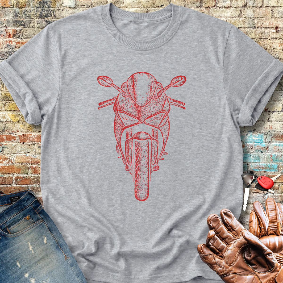 Red Racer Classic T-Shirt - Sport Grey