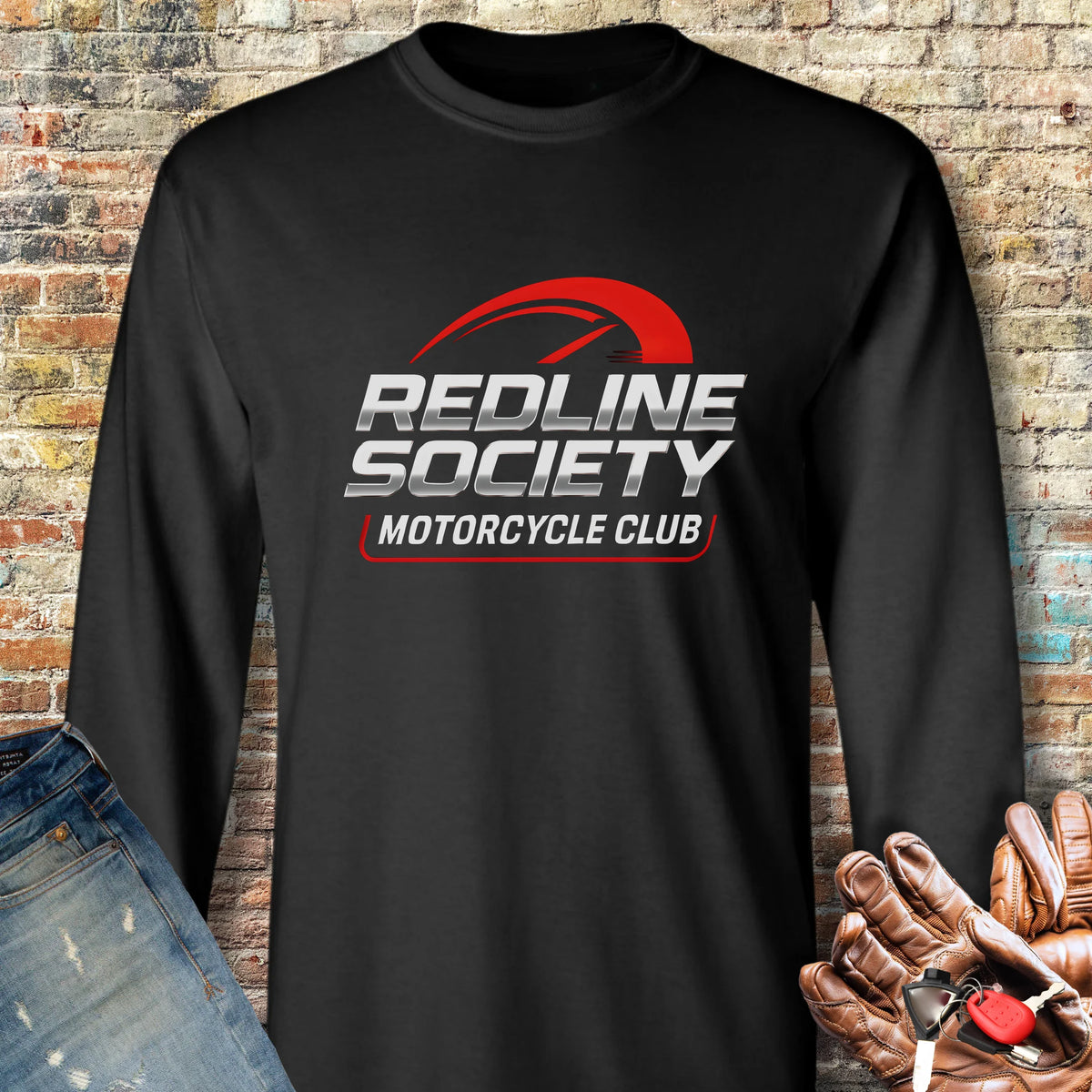 Redline Society Long Sleeve T-Shirt - Black