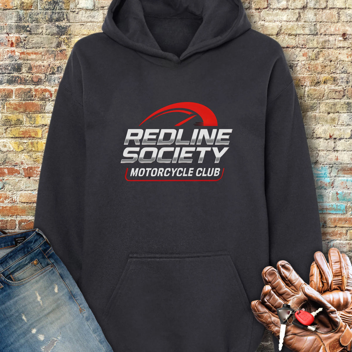 Redline Society Hoodie - Black