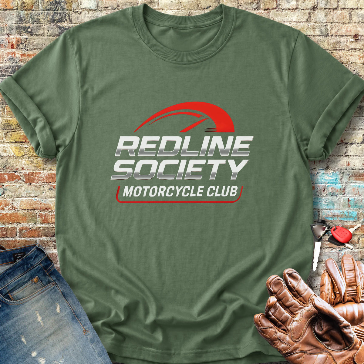 Redline Society Classic T-Shirt - Military Green