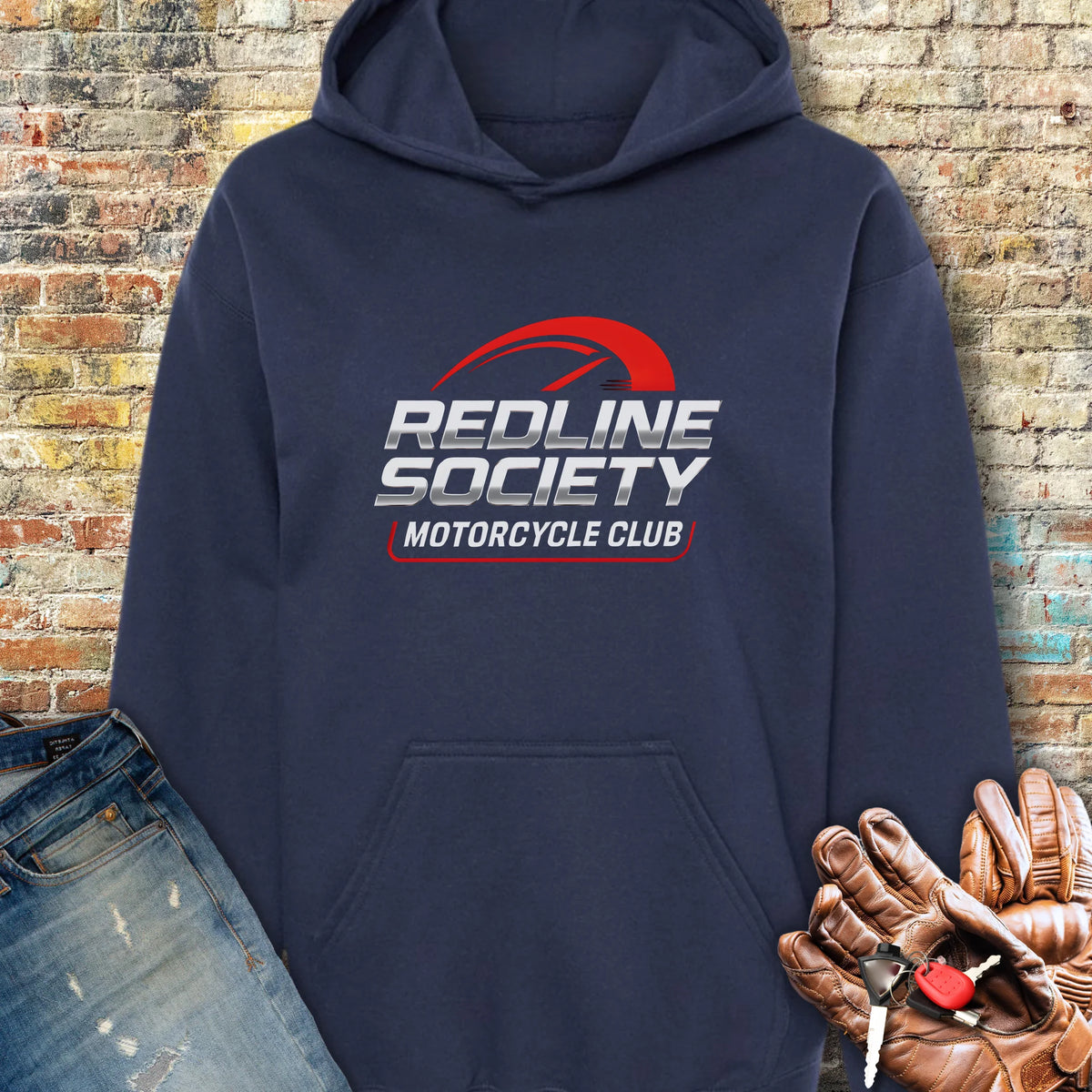 Redline Society Hoodie - Navy